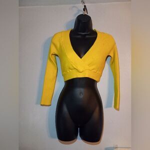 Forever 21 long sleeve sweater crop top